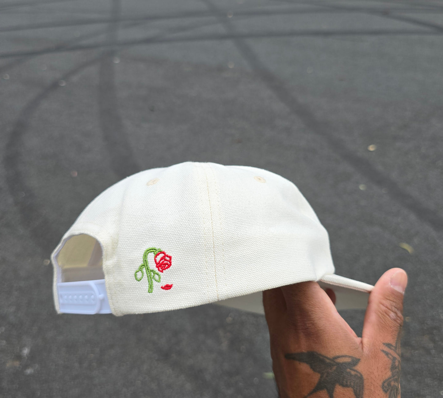 Dead Rose Cap,                               Off White